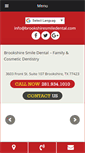 Mobile Screenshot of brookshiresmiledental.com